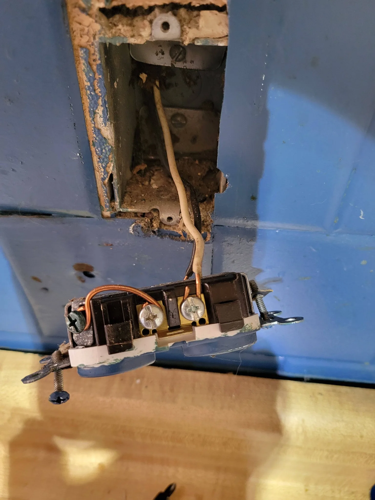 BBS Electric electrician working on a residential electrical panel installation