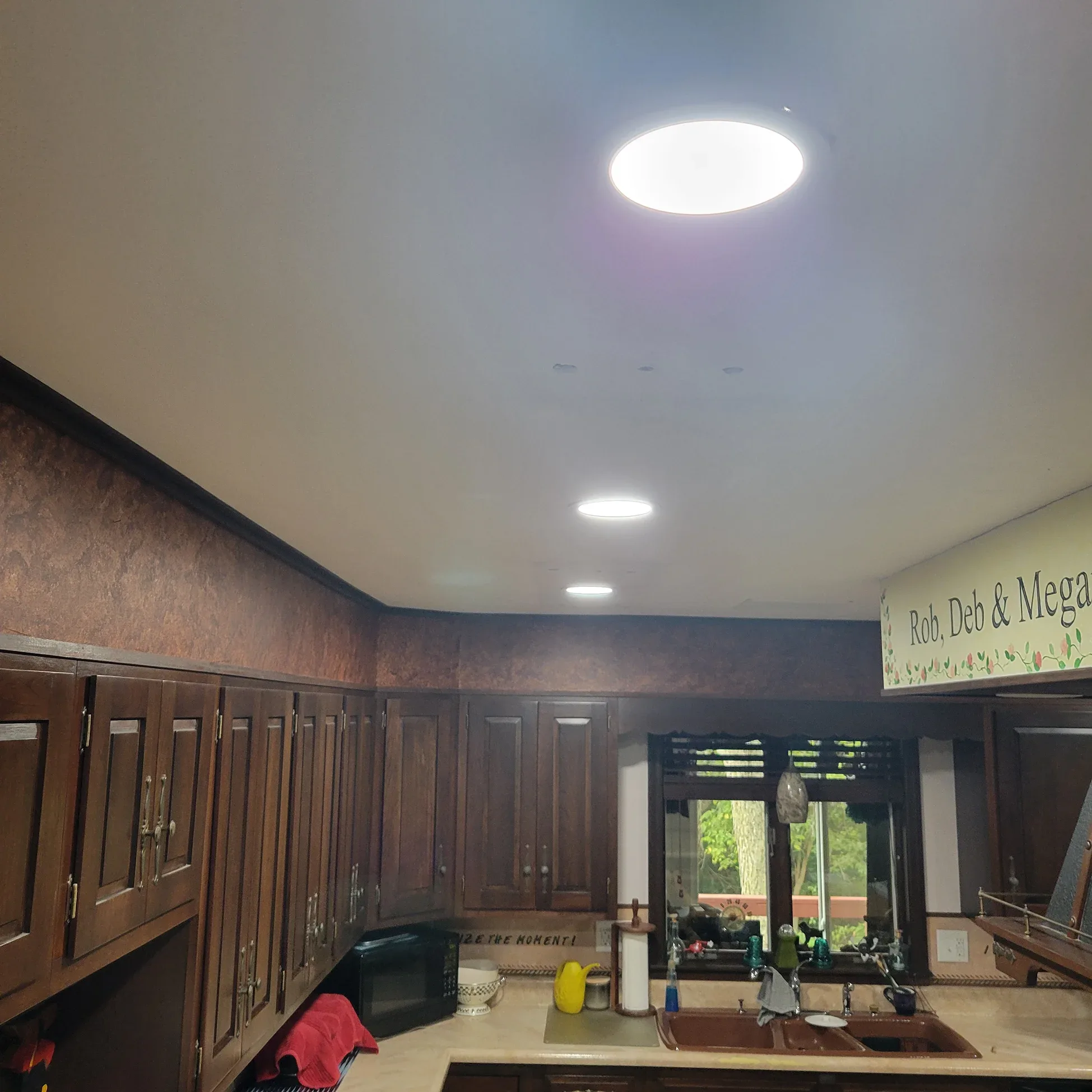 Kitchen can light upgrade completed by BBS Electric near Camp Point IL