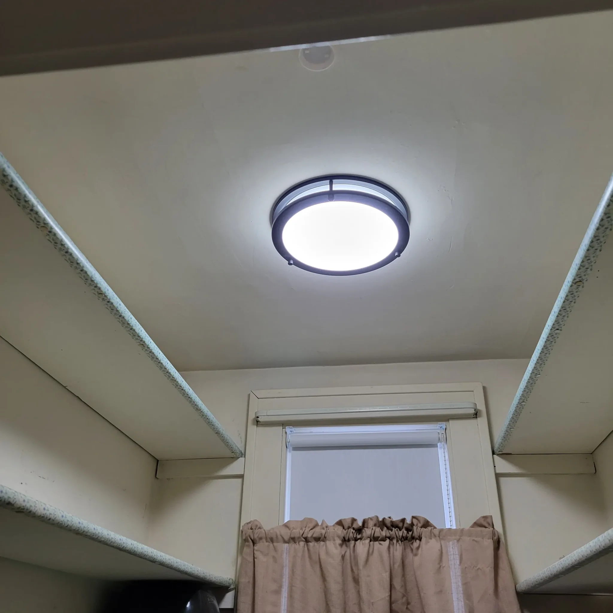 Pantry light installation