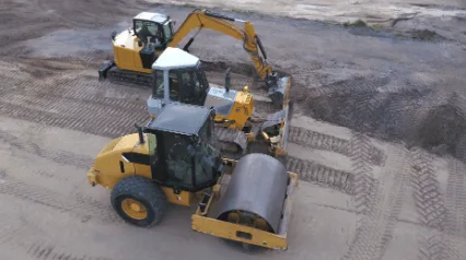 Commercial grading project in Atlanta