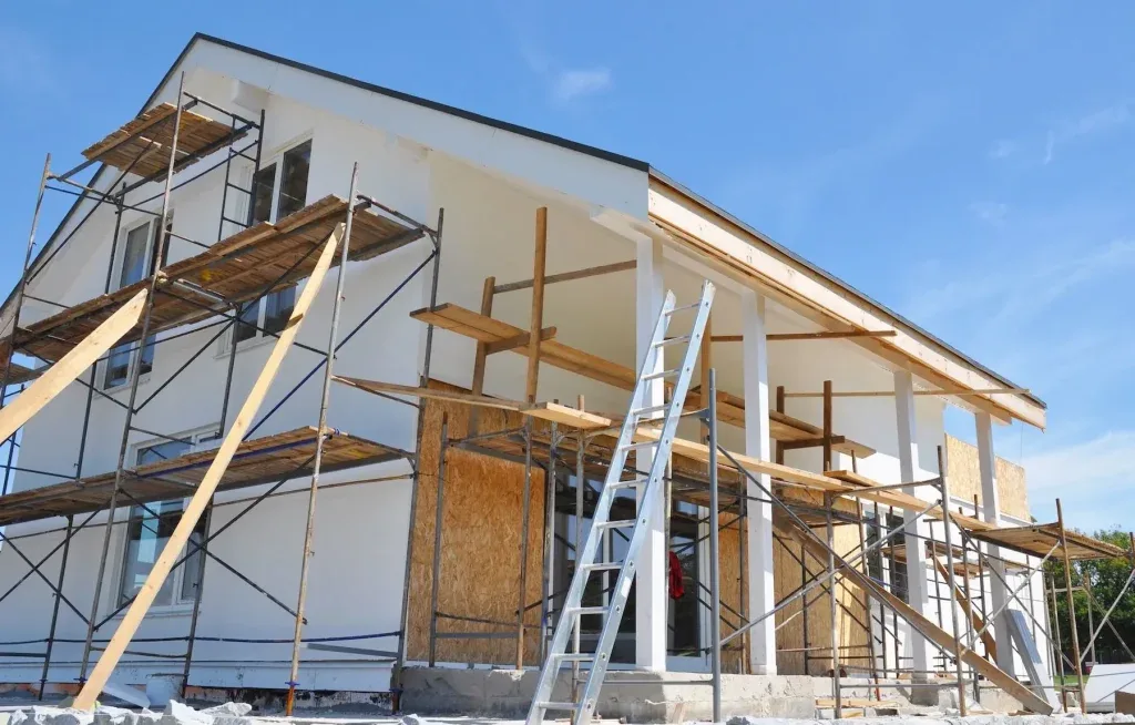 New home exterior remodeling and renovation by Baxter Site Works