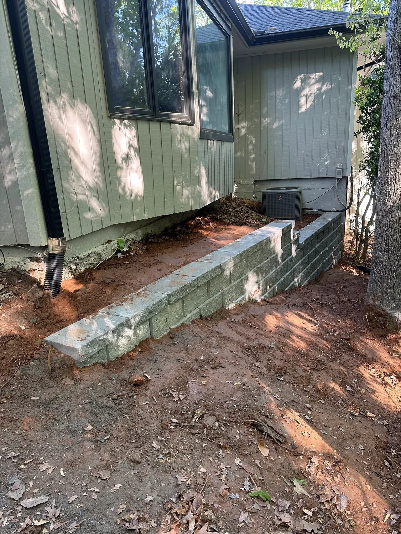 Stone Retaining Wall - Kennesaw, GA