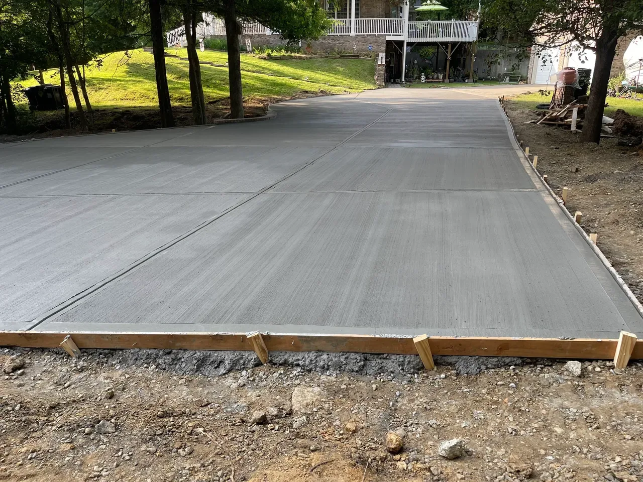 Large Concrete Driveway - Marietta, GA