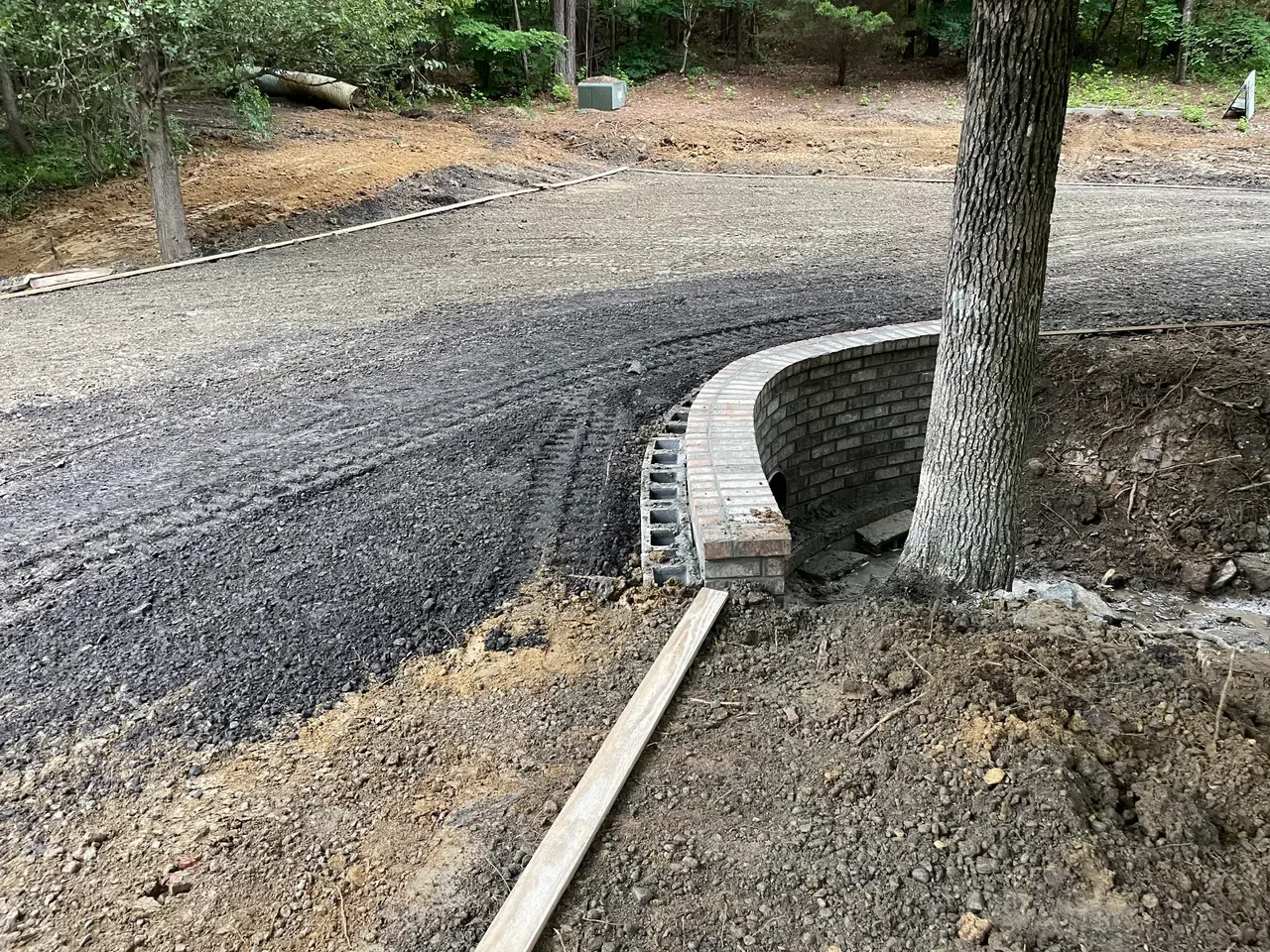Retaining walls and site development in Roswell, GA