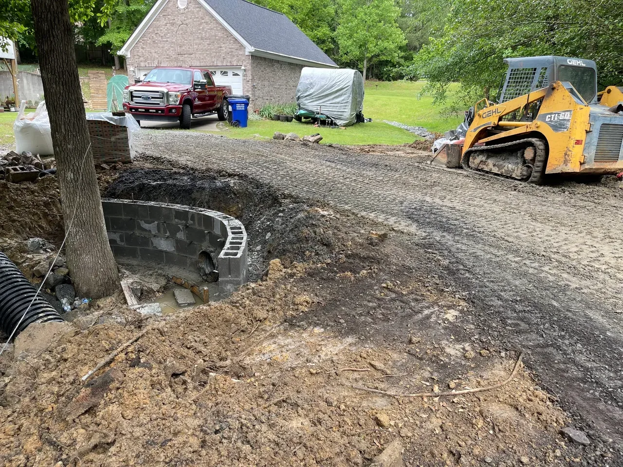 Sidewalk and hardscape installation completed by Baxter Site Works in Atlanta, GA